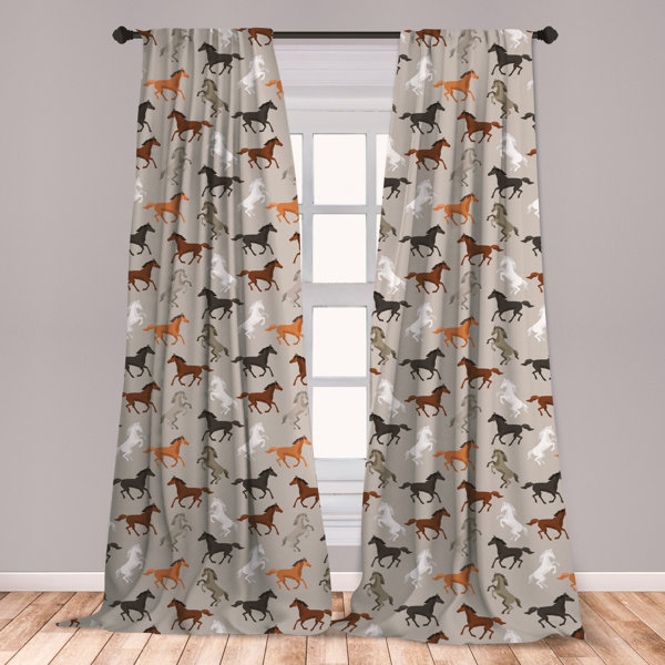 Horse Curtains Wayfair